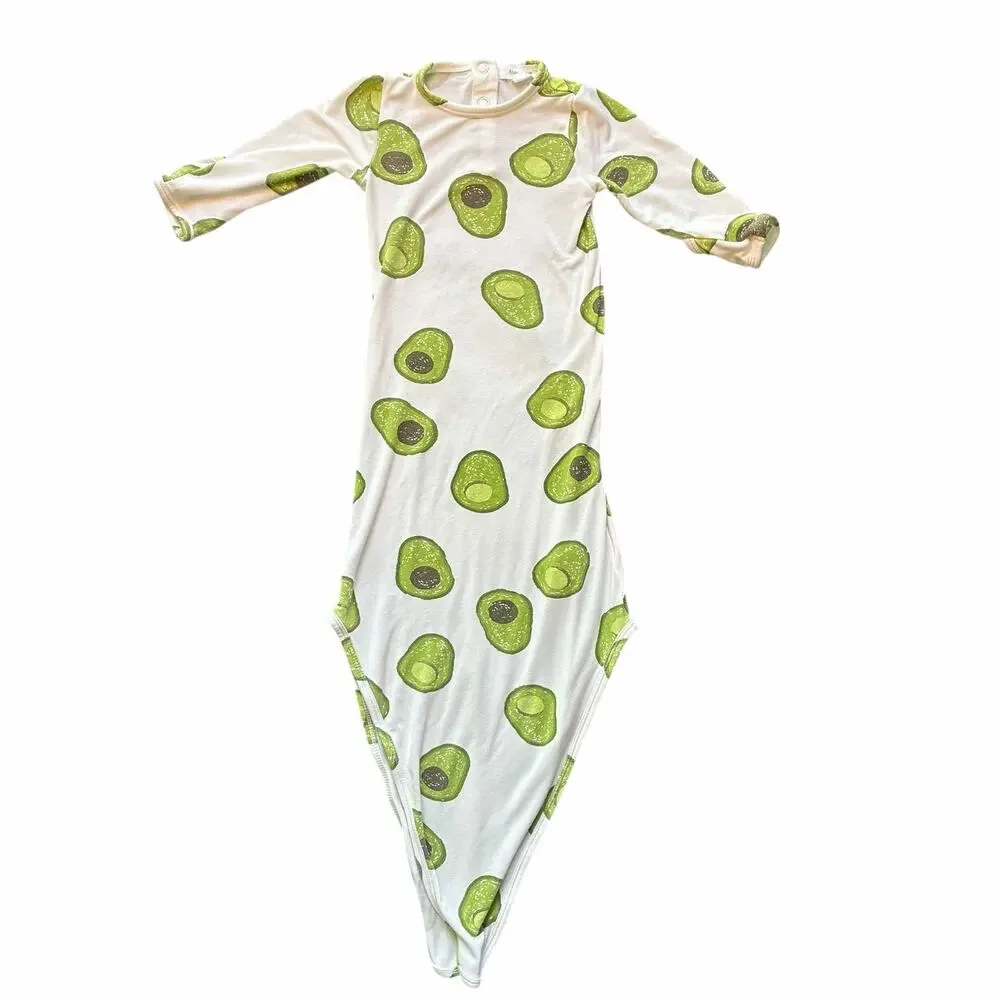 Angel Dear Bamboo Avocado Knot Gown